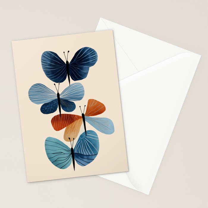 Butterfly in Bloom Stationery Card Gallery Image 2