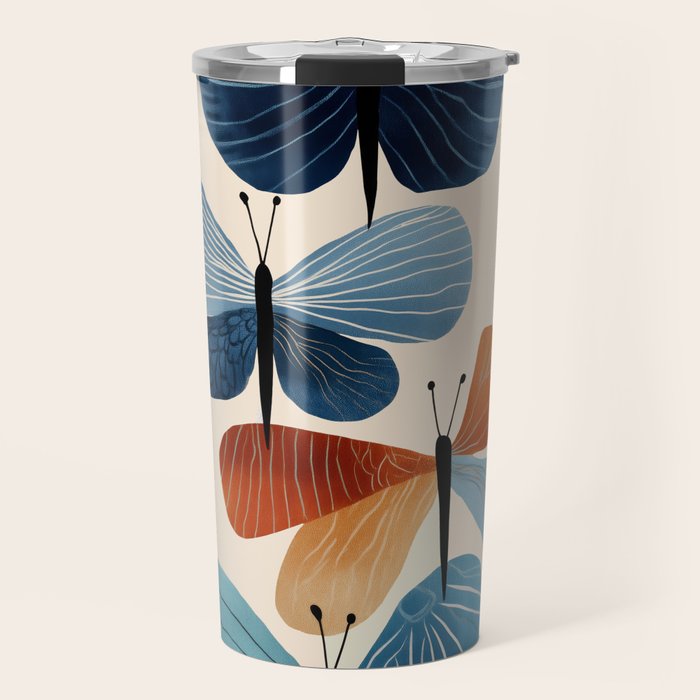 Butterfly in Bloom Travel Mug Gallery Image 1