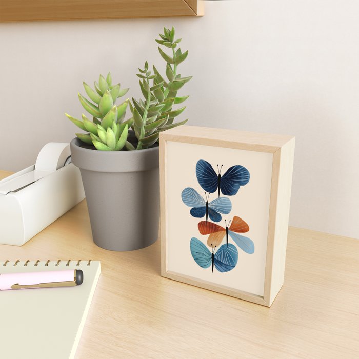 Butterfly in Bloom Mini Art Print Gallery Image 2