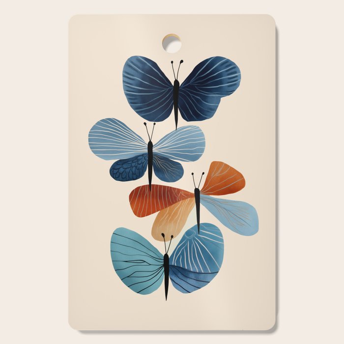 Butterfly in Bloom Cutting Board Gallery Image 1