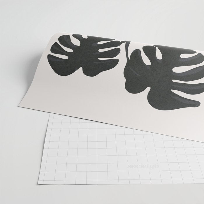 Monstera Line Wrapping Paper Gallery Image 2