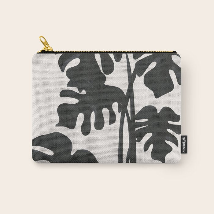 Monstera Line Carry All Pouch Gallery Image 1