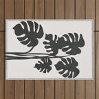 Monstera Line Outdoor Rug Gallery Image 1