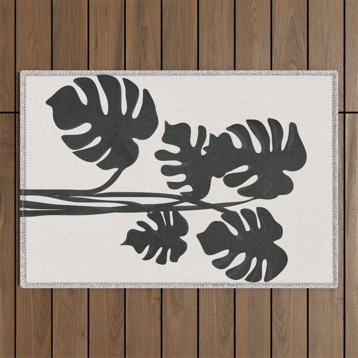 Monstera Line Outdoor Rug Gallery Image 1