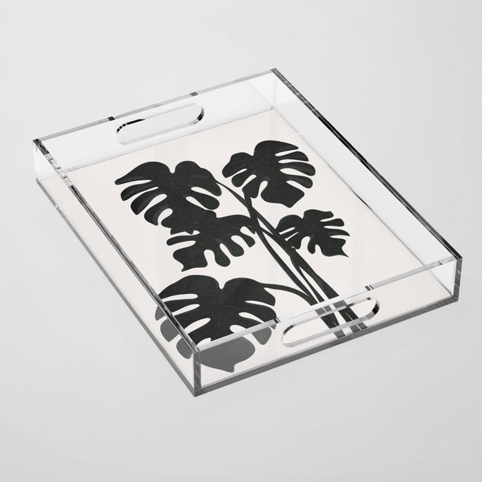Monstera Line Acrylic Tray Gallery Image 1