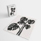 Monstera Line Jigsaw Puzzle Gallery Image 2
