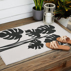 Monstera Line Outdoor Rug Gallery Image 2