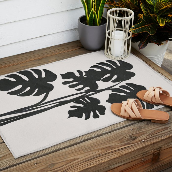 Monstera Line Outdoor Rug Gallery Image 2