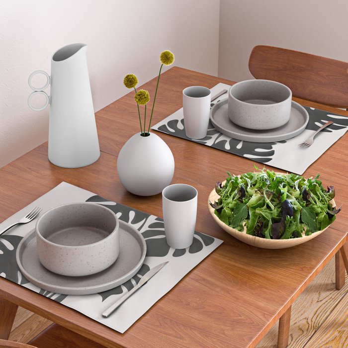 Monstera Line Placemat Gallery Image 2