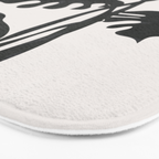 Monstera Line Bath Mat Gallery Image 3