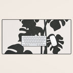 Monstera Line Desk Mat Gallery Image 1