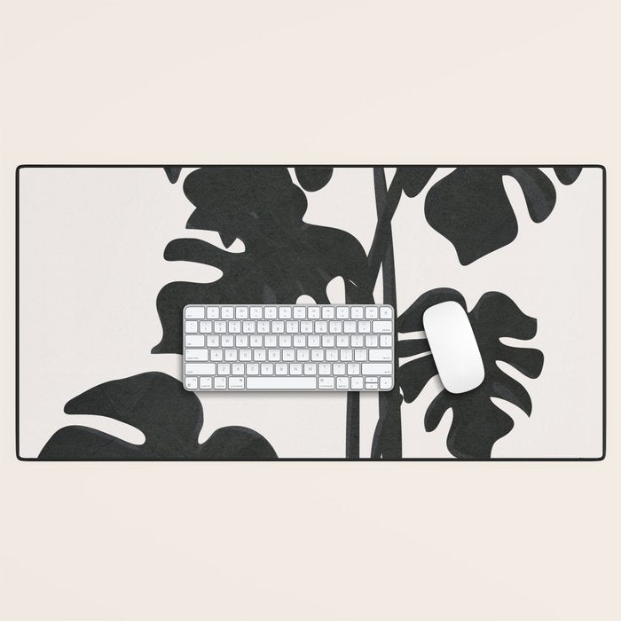 Monstera Line Desk Mat Gallery Image 1