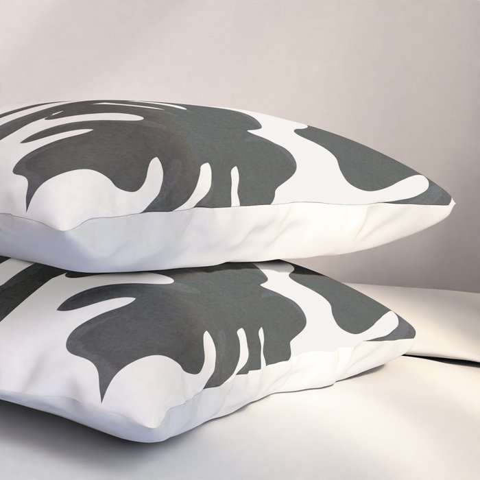 Monstera Line Pillow Sham Gallery Image 3