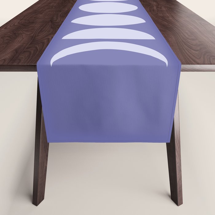 Minimal Moon Phases XII Table Runner Gallery Image 1