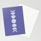 Minimal Moon Phases XII Stationery Card Gallery Image 2