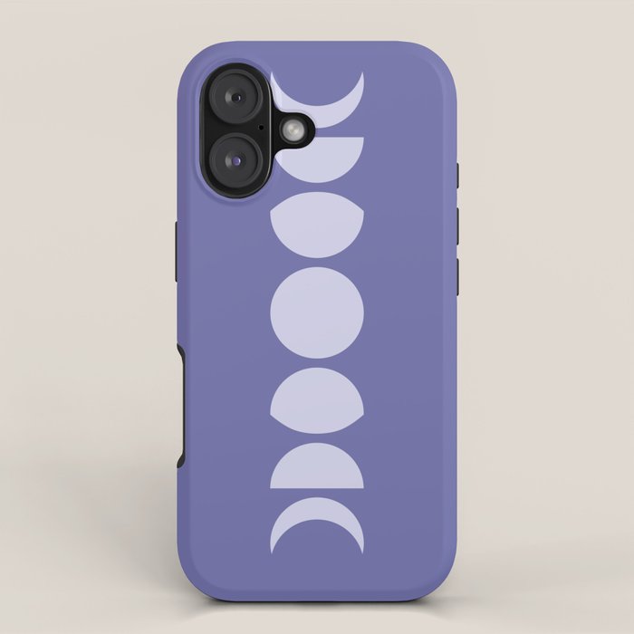 Minimal Moon Phases XII iPhone Case Gallery Image 1