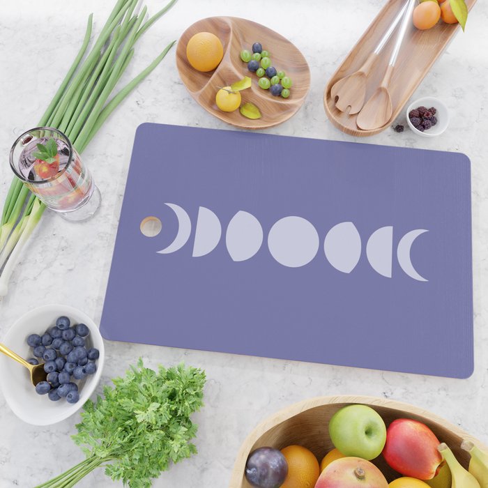 Minimal Moon Phases XII Cutting Board Gallery Image 2