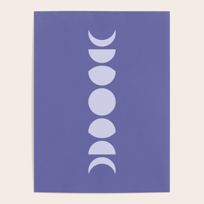 Minimal Moon Phases XII Poster Gallery Image 1