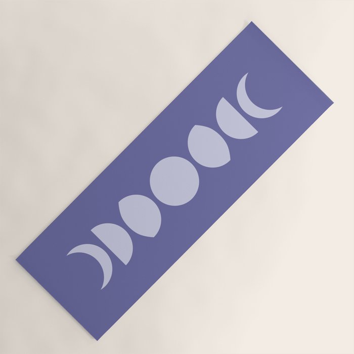 Minimal Moon Phases XII Yoga Mat Gallery Image 1