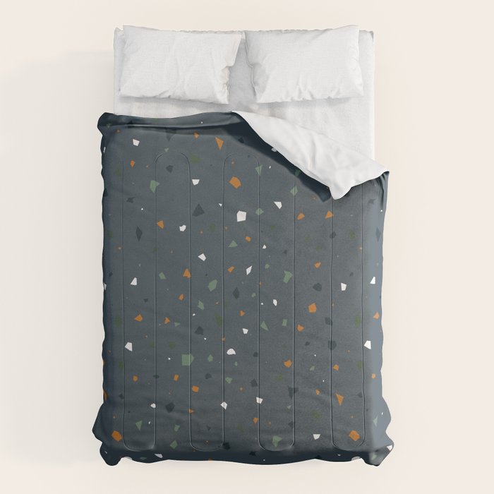 Dark Terazzo Comforter Gallery Image 6