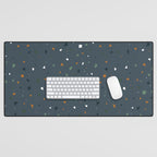 Dark Terazzo Desk Mat Gallery Image 1