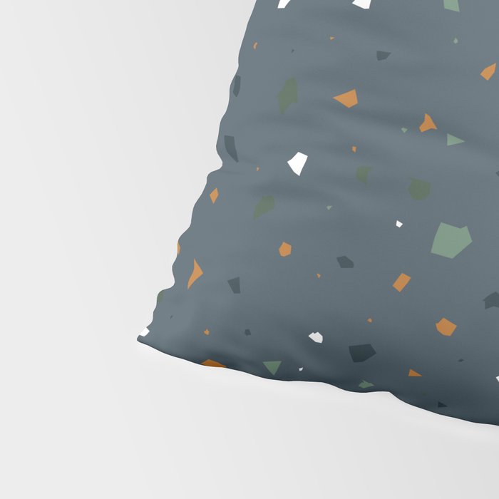 Dark Terazzo Pillow Sham Gallery Image 4