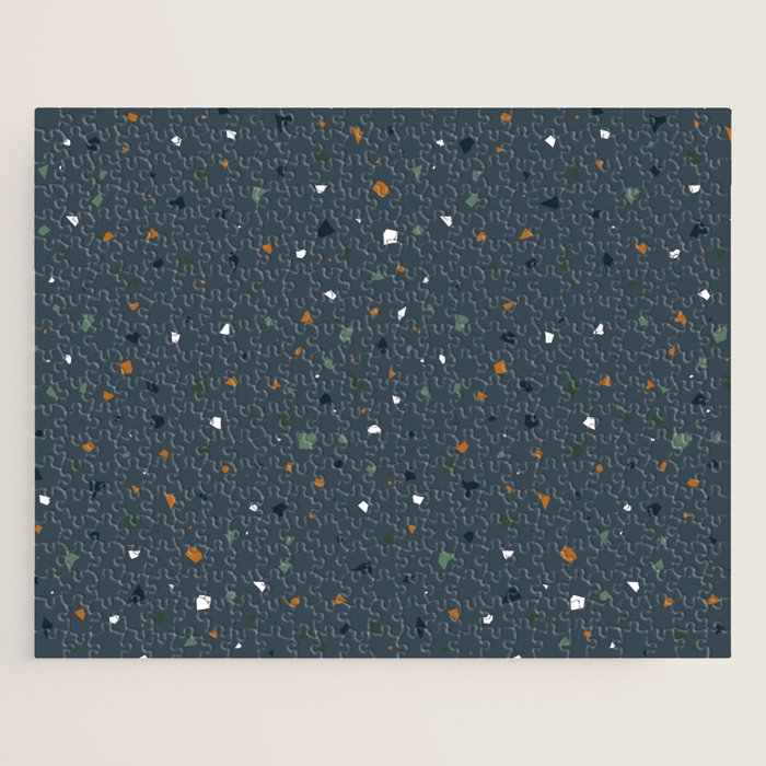 Dark Terazzo Jigsaw Puzzle