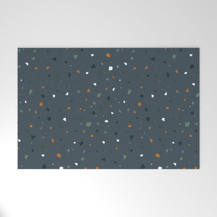 Dark Terazzo Welcome Mat Gallery Image 1