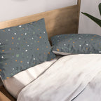 Dark Terazzo Pillow Sham Gallery Image 2