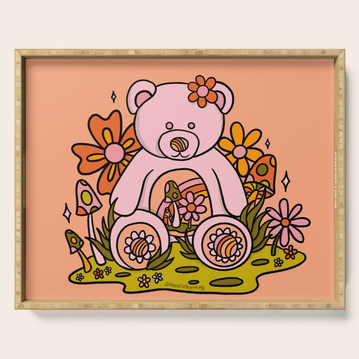 Spring Bear Serving Tray Gallery Image 1