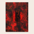 Nervous Energy Grungy Abstract Art  Red And Black Notebook Gallery Image 4