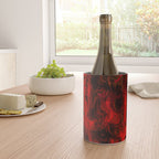 Nervous Energy Grungy Abstract Art  Red And Black Wine Chiller Gallery Image 4