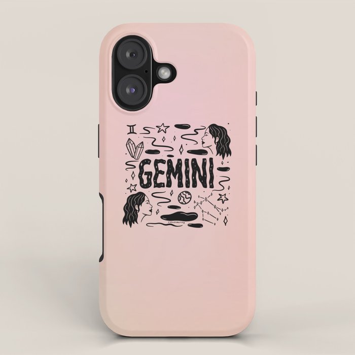 Celestial Gemini iPhone Case Gallery Image 1