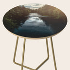 PNW River Run - Pacific Northwest Nature Photography Side Table Gallery Image 2