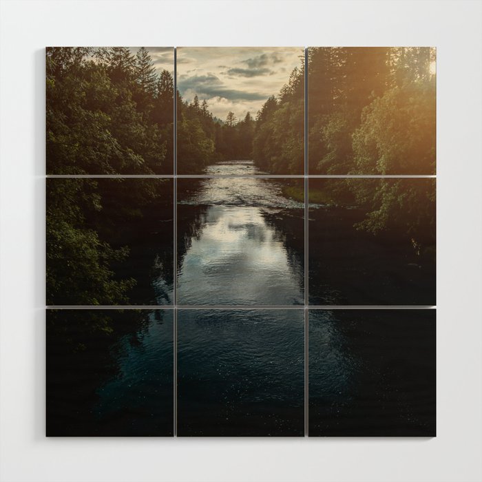 PNW River Run - Pacific Northwest Nature Photography Wood Wall Art Gallery Image 1