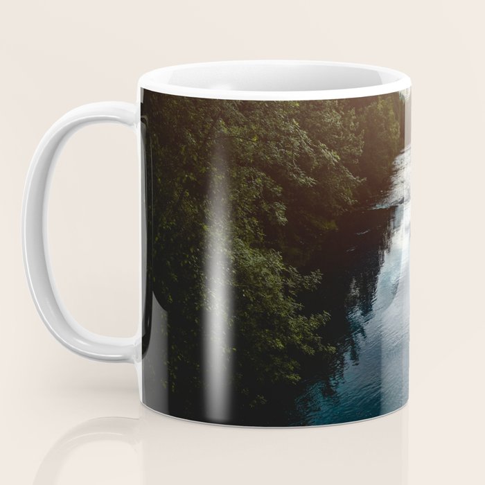 PNW River Run - Pacific Northwest Nature Photography Coffee Mug Gallery Image 3