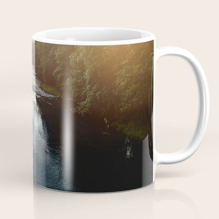 PNW River Run - Pacific Northwest Nature Photography Coffee Mug Gallery Image 1