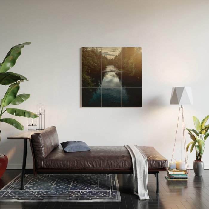 PNW River Run - Pacific Northwest Nature Photography Wood Wall Art Gallery Image 2