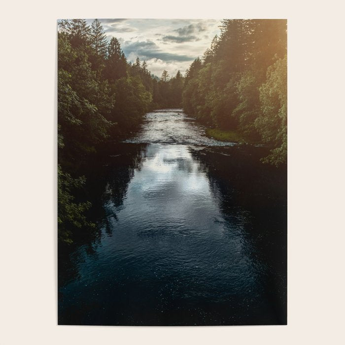 PNW River Run - Pacific Northwest Nature Photography Poster Gallery Image 4