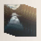 PNW River Run - Pacific Northwest Nature Photography Wrapping Paper Gallery Image 3