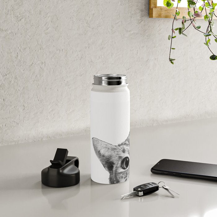 sneaky cat Water Bottle Gallery Image 5