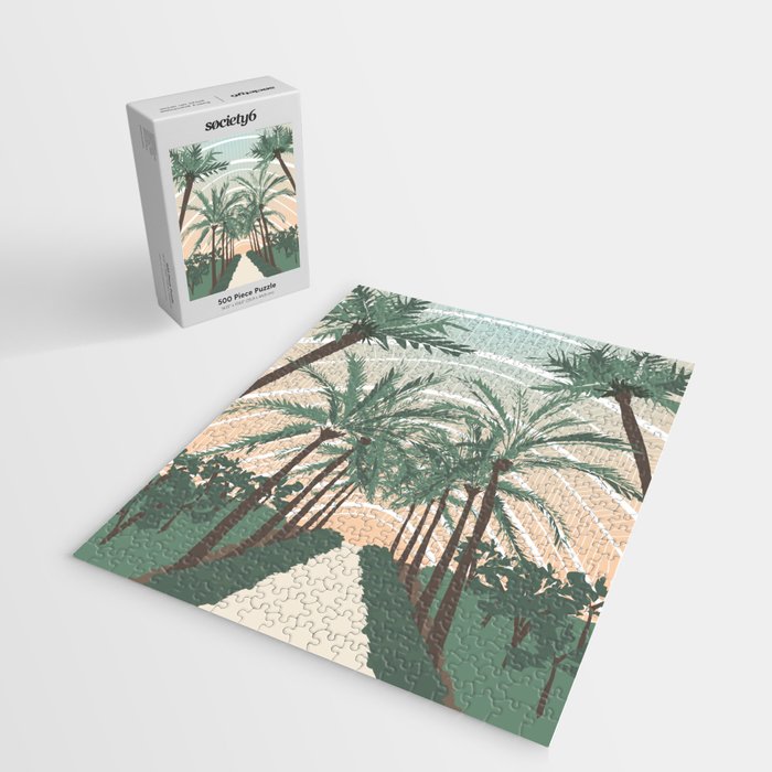 Palm Trees in Valencia, Spain Jigsaw Puzzle Gallery Image 2