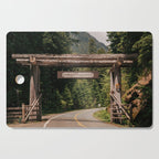 Mount Rainier National Park Entrance Cutting Board Gallery Image 1