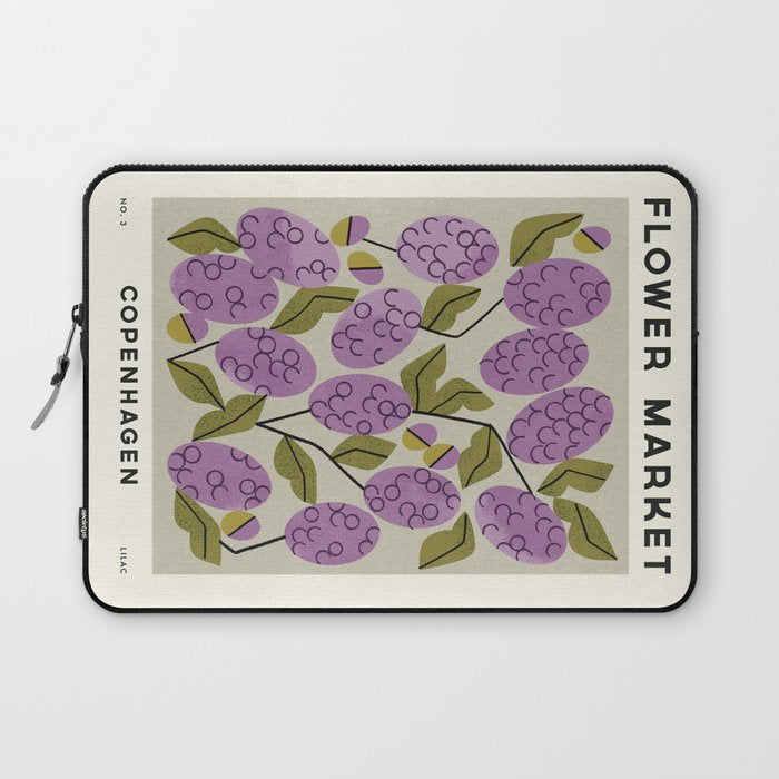 Flower Market No. 3 Laptop Sleeve Gallery Image 1