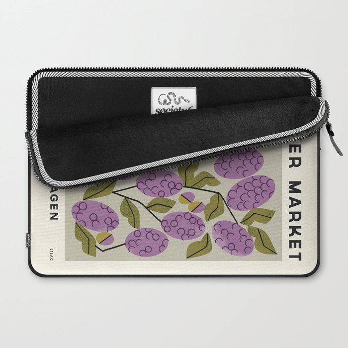 Flower Market No. 3 Laptop Sleeve Gallery Image 2