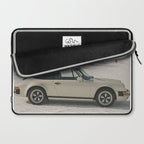 Vintage Apres Ski Alpine Mountains Classic Car  Laptop Sleeve Gallery Image 2