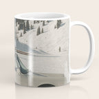 Vintage Apres Ski Alpine Mountains Classic Car  Coffee Mug Gallery Image 1