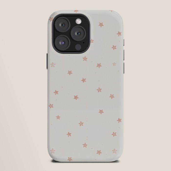 Little Stars Cream & Peach iPhone Case Gallery Image 12
