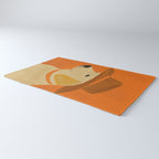 Dog With Hat  Rug Gallery Image 3