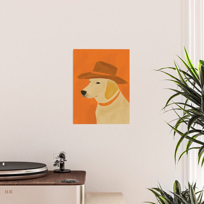Dog With Hat  Poster Gallery Image 2